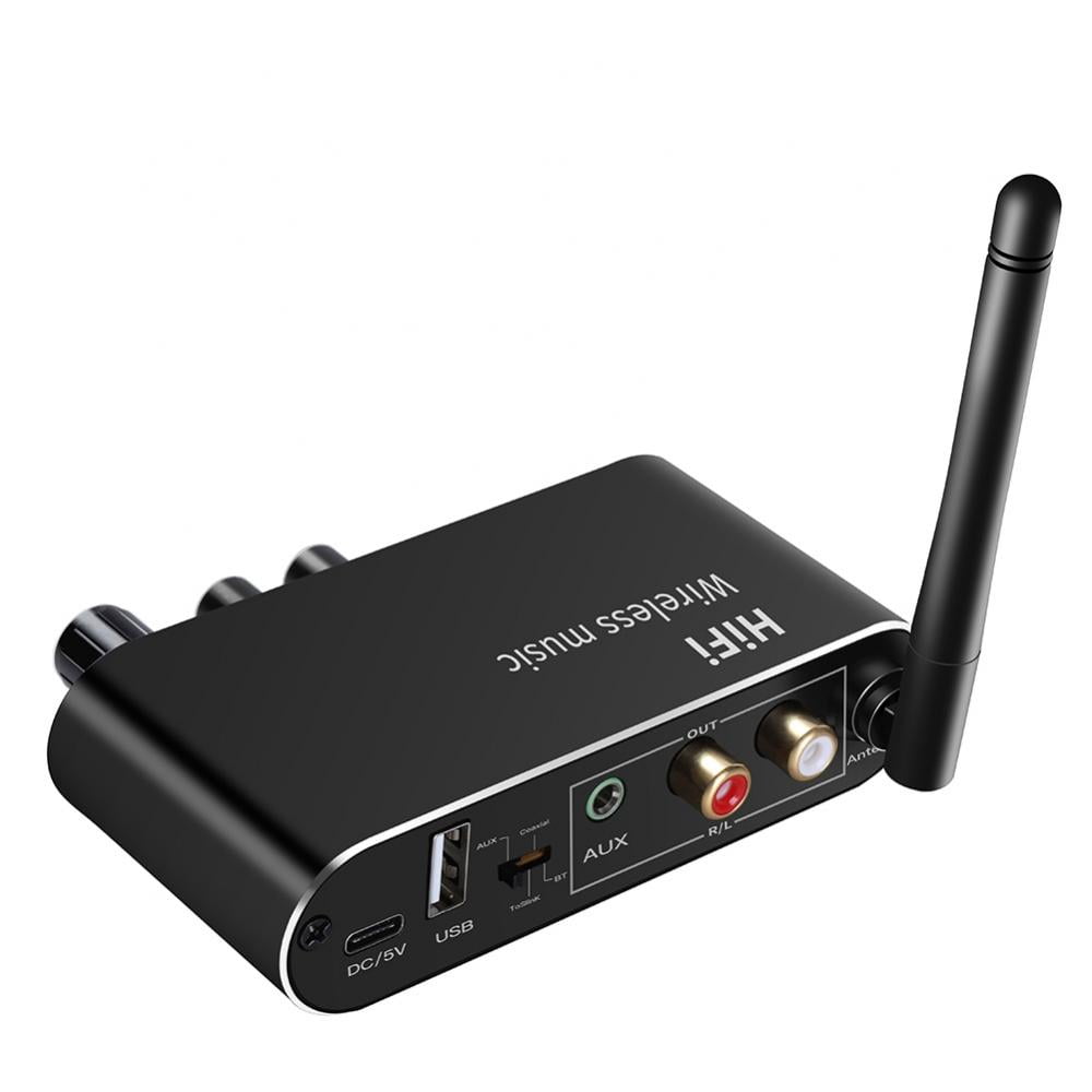 Bluetooth 5.1 Receiver Digital to Analog Audio Converter Coaxial
