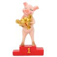 thumbnail image 2 of Accueil Statue de Porc, Matériel de Résine de Statue de Porc Texturé Exquis pour Table à Manger, 2 of 8