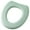 Matcha Green, variant on Heflashor Toilet Seat Warmer, Elongated Toilet Seat Cover, Padded Toilet Seat Cushion, O-shaped Washable or Portable Toilet Lid Tank Cover