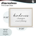 thumbnail image 4 of Stupell Industries Coastal Kindness Changes Everything Birch Framed Print Under Glass, 21 x 17, by Lettered and Lined, 4 of 8