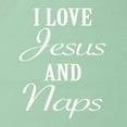 thumbnail image 5 of Wild Bobby I Love Jesus and Naps Inspirational/Christian Women Racerback Tank Top, Mint, Large, 5 of 5