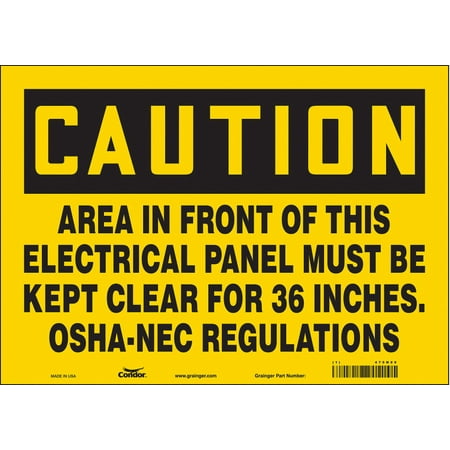 

Condor Safety Sign 10 inx14 in Vinyl 475N09 475N09 ZO-G5502791