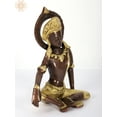 thumbnail image 4 of 7" Lord Indra Brass Sculpture | Handmade | Made In India, 4 of 4
