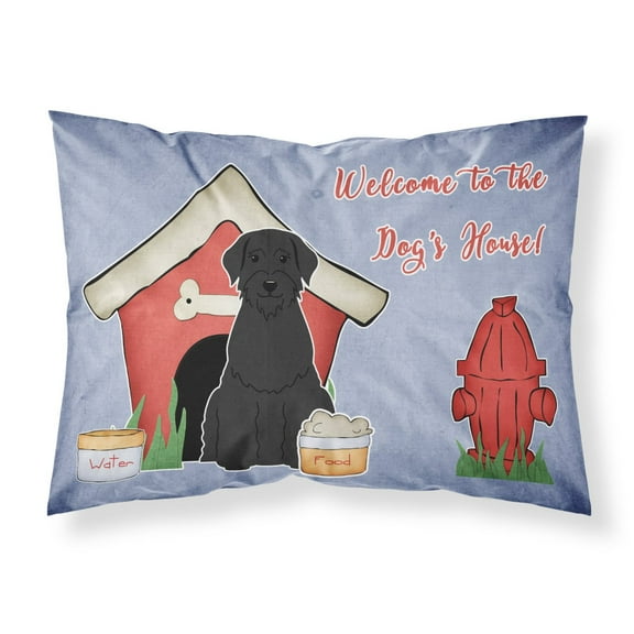 Dog House Collection Giant Schnauzer Fabric Standard Pillowcase