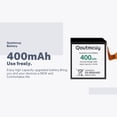 thumbnail image 2 of Replacement Battery Qoutmcuy EB-BR890ABY 400mAh for Samsung Galaxy Watch4 Classic SM-R890 SM-R895 (46mm)/Galaxy Watch4 SM-R870 SM-R875 SM-R875U (44mm), 2 of 6