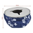 thumbnail image 3 of 1PCS ISURE MARINE Blue Protable Windproof Bean Bag Car Boat Camper Ashtray, 3 of 5