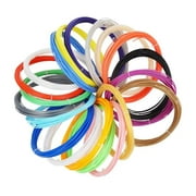 EASTIN 3D Pen/3D Printer Filament,1.75mm PLA Filament Pack of 20 Different Colors,High-Precision Diameter Filament, Each Color 16.4 Feet, Total 328 Feet Lengths