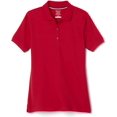 thumbnail image 1 of French Toast Polo à Manches Courtes Stretch Piqué Standard Plus pour Garçons, Rouge, 14-16 US, 1 of 7