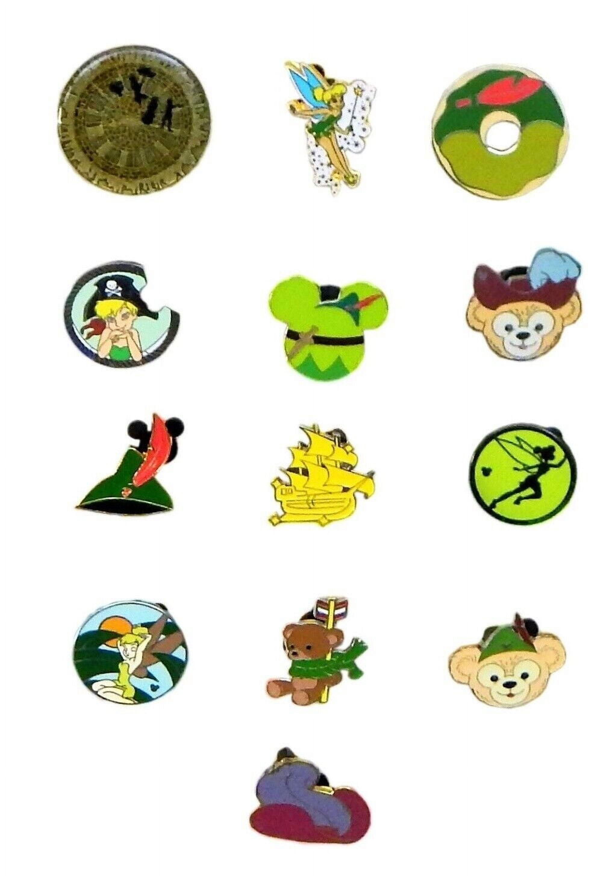 Peter Pan Themed 5 Disney Park Trading Pins Set ~ Randomly