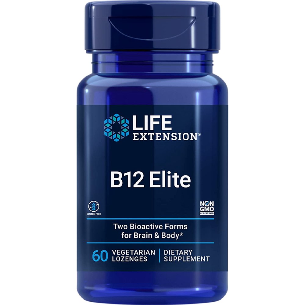 Life Extension B12 ELITE 60 VEGETARIAN LOZENGES Walmart