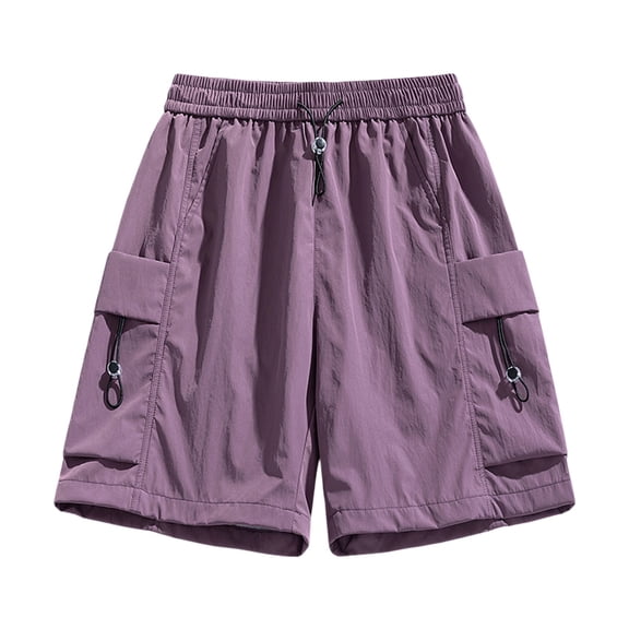 GJSYRH Women's Lightweight Hiking Cargo Shorts Athletic Shorts Camping Travel Golf Zipper Pockets