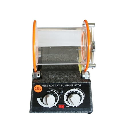 Jewelry Drum Polishing Machine Capacity 3kg Rotary Tumbler Tumbling Machine Mini Cleaning Jewelry Finishing Tools ,High-Efficiency Polishing