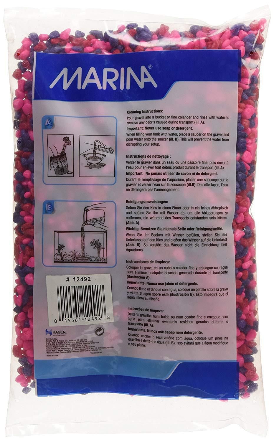 Marina Jelly Bean Decorative Epoxy Aquarium Gravel 2 kg, 2 kg (4.4 lbs)