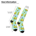 thumbnail image 5 of Bingfone Compression Socks For Women And Men Long Socks For Running Athletic Cycling Nurse-Cartoon Avocado, 5 of 9