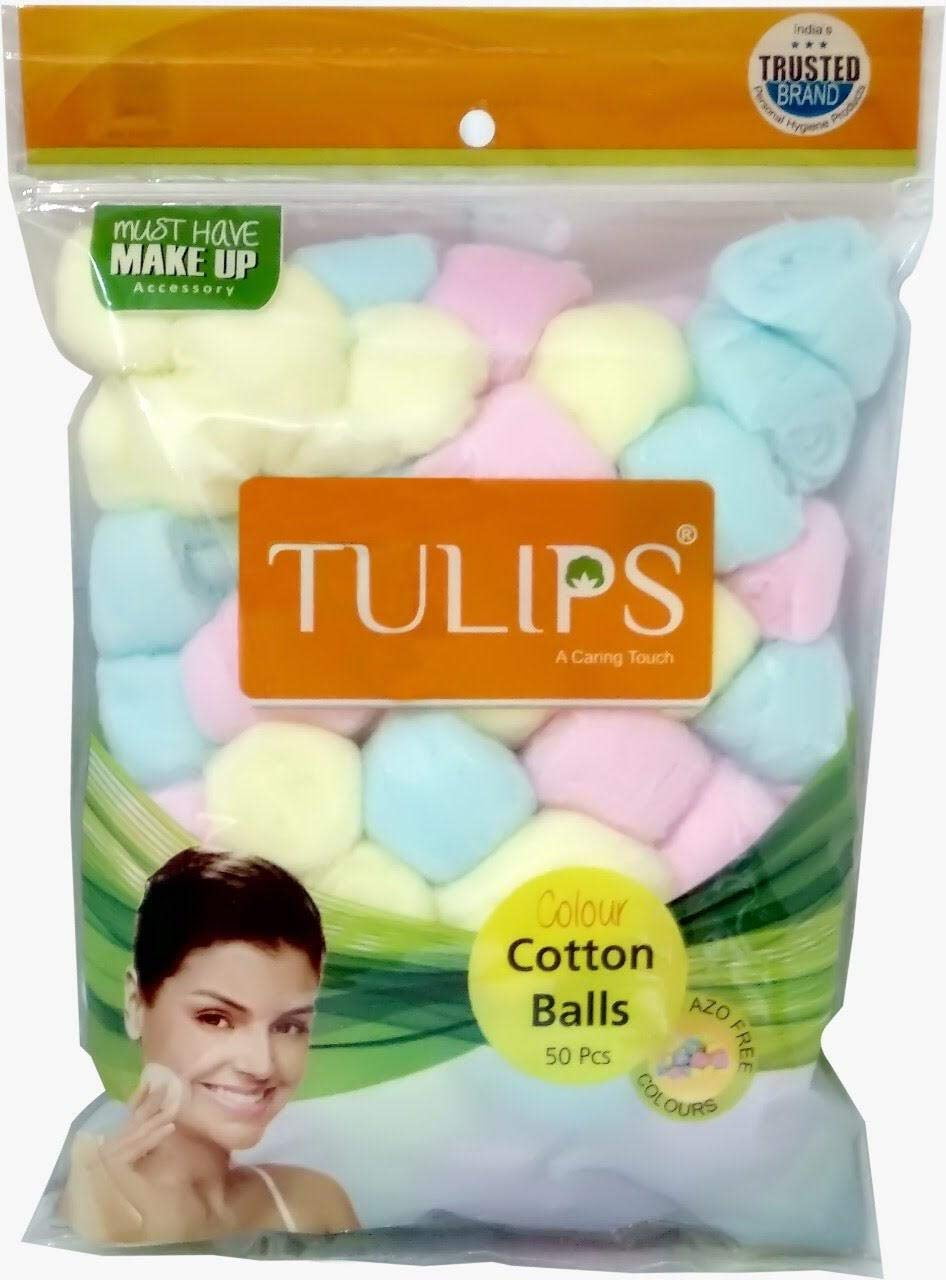 Natural Cotton Balls Cotton Swabs for Nail & Makeup Removal 50