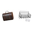 thumbnail image 1 of joyero vintage de madera, caja de almacenamiento decorativa para anillos, joyas corporales y otros objetos pequeños., 1 of 8