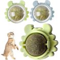 thumbnail image 3 of Bolas de hierba gatera KAIYANG comestibles con hojas de menta natural verde, 3 of 5