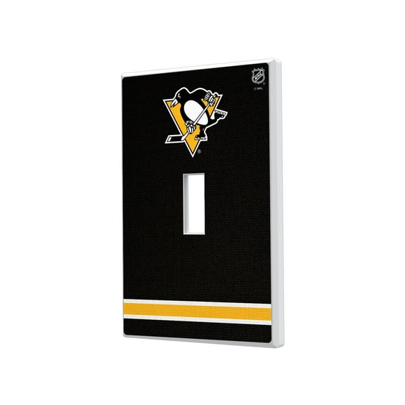 Pittsburgh Penguins Single Toggle Lightswitch Plate