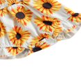 thumbnail image 4 of Barboteuse Fleurie d'Été Sans Manches à Taille Haute pour Bébé + Bandeau, 4 of 7