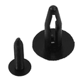 thumbnail image 4 of 75Pcs Plastic Rivets Fastener Car Bumper Push Clips 32mm Long Black, 4 of 7