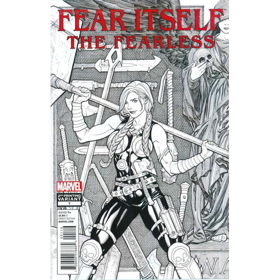 Fear Itself: The Fearless #1B (2nd) VF ; Marvel Comic Book