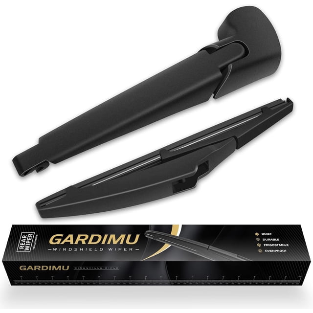 WWS-Rear Wiper Blade Assembly, Back Windshield Wiper Blades Arm Accessories Replacement for Lexus CT 200h 2011-2017, Rear Wiper Blade and Arm Set for 2011 2012 2013 2014 2015 2016 2017.