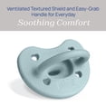 thumbnail image 5 of Chicco PhysioForma® Luxe One-Piece Silicone Pacifier, 6-16 Months, 2pk - Coastal Blue, New, 5 of 11