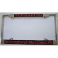 thumbnail image 1 of Maryland Terps Chrome License Frame.  Free Screw Caps Included, 1 of 2