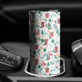 thumbnail image 3 of 20oz Christmas Gift and Deer Pattern Skinny Tumblers Stainless Steel Tumbler with Lid and Straw,Vacuum Insulated Double Wall Travel Tumbler Cups with Cleaning Brush for Coffee,Tea, 3 of 6