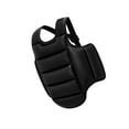 thumbnail image 3 of Karate Chest Guard Sanda Women Ribs Protection Pad Unisex Men Kids Kickboxing Taekwondo Protector Vest Black M, 3 of 9