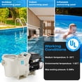 thumbnail image 6 of iLiving Variable Speed Above Ground Swimming Pool Pump, 3.9HP, 6 of 6
