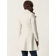 thumbnail image 3 of Abrigo Largo de Invierno para Mujer Abrigo Elegante de Doble Botonadura con Solapa Blanco crema XS, 3 of 5