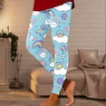 thumbnail image 2 of Yoga Pants For Women Plus Size Petite Easter Bunny Pattern Soft Athletic Works Casual Pants, 2 of 5