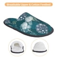 thumbnail image 3 of Balery whiter Snowflake balloons Pantuflas de Casa de Felpa Silenciosas con Diseño Estampado, Zapatillas Cómodas Antideslizantes de Algodón para Interior-Medium, 3 of 8