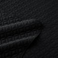 thumbnail image 4 of UNIKOME Lightweight 3 Piece Microfiber Coverlet Set Quilted Design, Black, Full/Queen, 4 of 5