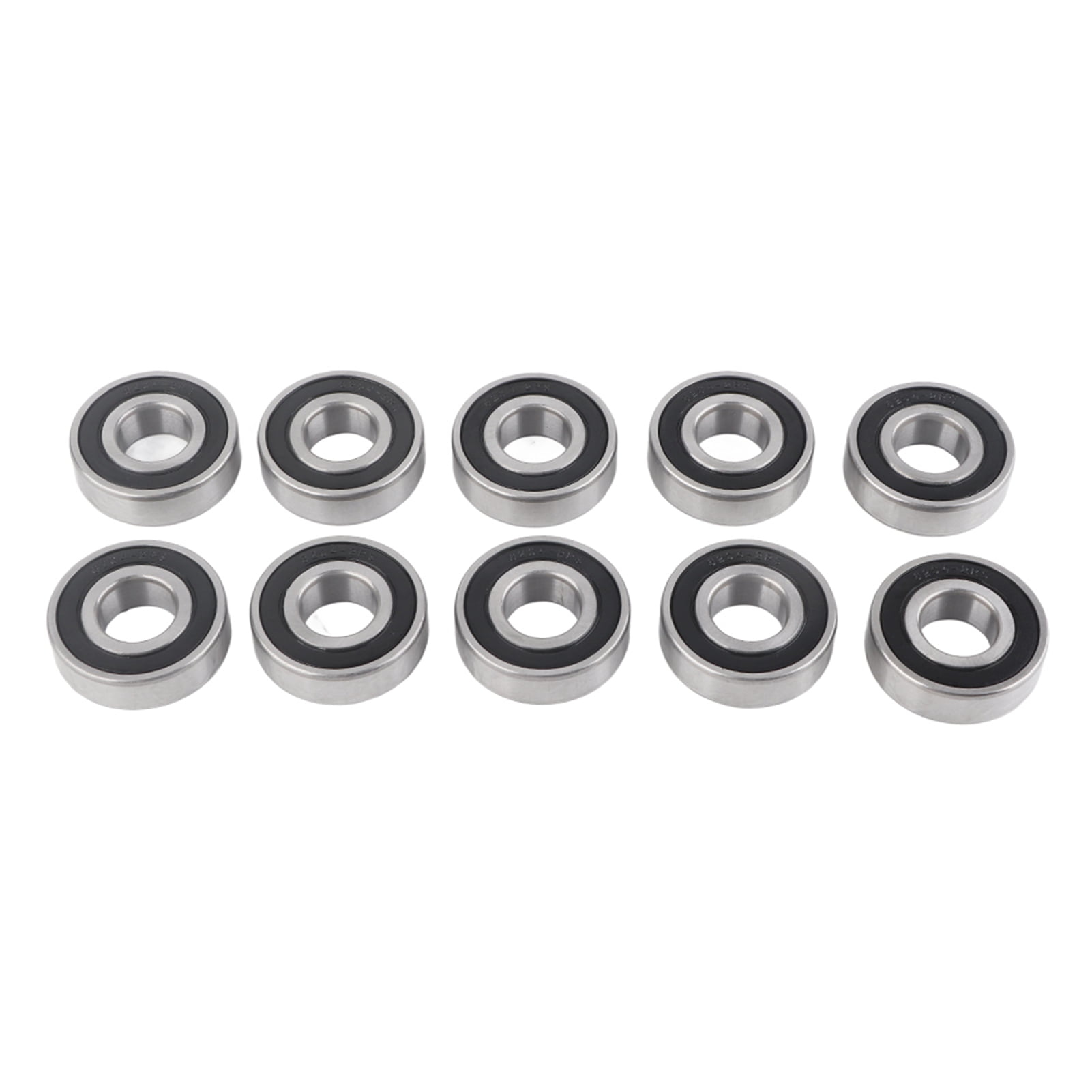 10 Roulements à Billes 6204-2RS Double étanchéité - 20x47x14 Mm - Pour Usage Industriel, Haute Vitesse - 13