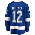 thumbnail image 3 of Men's Fanatics Jakob Pelletier Blue Tampa Bay Lightning Home Breakaway Jersey, 3 of 3