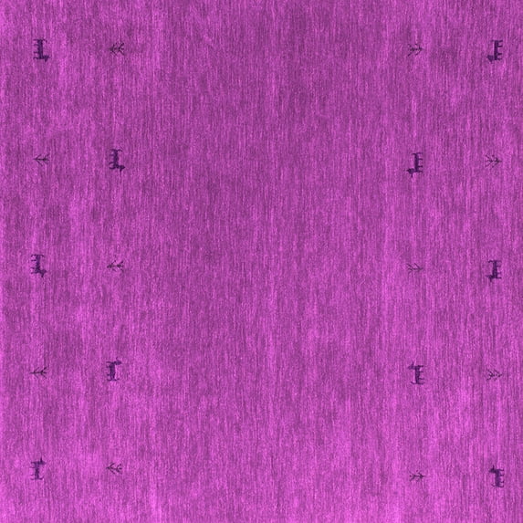 Ahgly Company Indoor Square Abstract Pink Contemporary Area Rugs, 6' Square