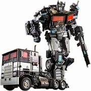 Alloy Deformation Car Robots | Black Optimus Prime Dark Commander 7.4 Inch Action Figure | Manual Assemble Collectible Statue | Limited Edition Ornaments Gifts, Multicolor