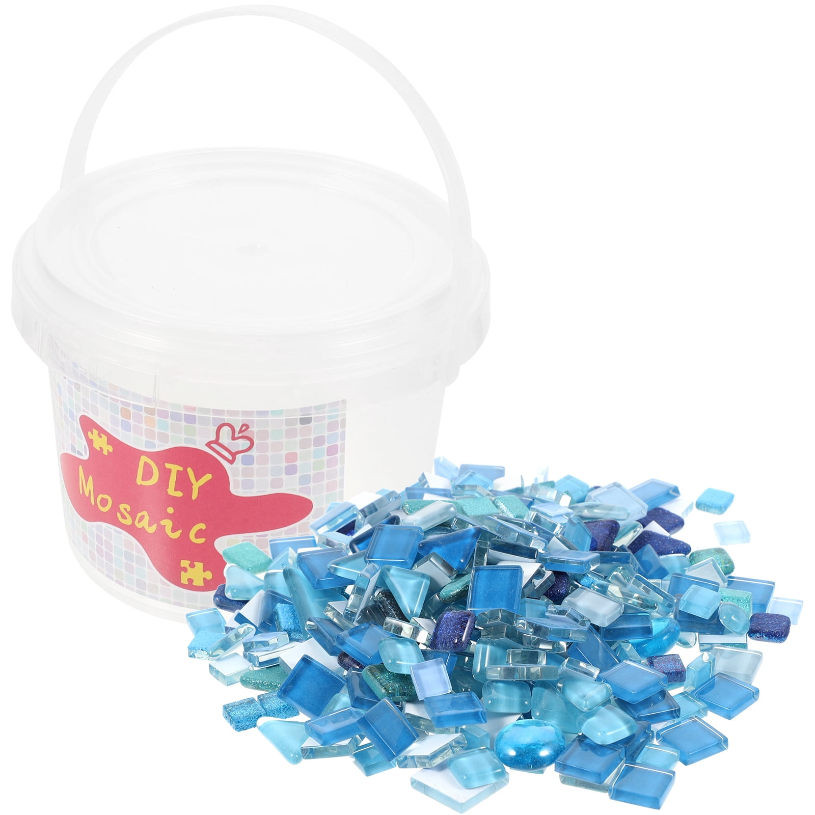 unbranded  Decoration Mesh Mosaic DIY Craft Material Bucket of Tiles