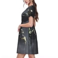 thumbnail image 4 of Lsque Five Nights At Freddy'S Print Women's Casual Dress T-Shirt Summer Short Sleeve Scoop Neck Swing Dresses, 4 of 7