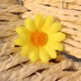 thumbnail image 1 of 4 cm de dos capas de pequeño crisantemo girasol simulación de girasol flor crisantemo cabeza de flor, 1 of 6