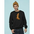 thumbnail image 2 of Abyssinian Cat Face Portrait Sweatshirt Men -Image by Shutterstock, Male x-Large, 2 of 4