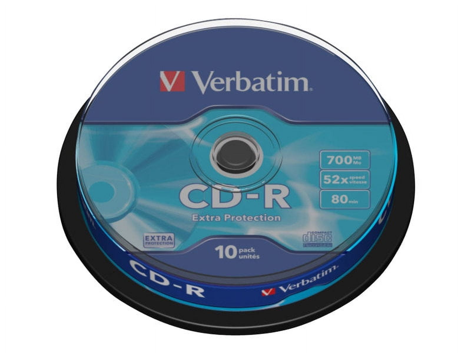 Verbatim - 10 x CD-R - 700 MB (80min) 52x - spindle