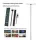 thumbnail image 5 of Ganchos de pastor doble Percha plegable ajustable para luces solares (negro) Likrtyny Para estrenar, 5 of 8