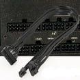 thumbnail image 4 of 10Pin+18Pin to 24Pin Modular Power Cable 18AWG Black Flat Cable for Computer Power Supply, 4 of 9