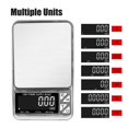thumbnail image 3 of Jewelry Scales Pocket Kitchen Scale 100g/500g, USB Charging High Precision Electronic Stainless Digital LCD ,Multi-Functional Use, 3 of 7