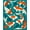 Orange, Pattern 7, variant on ODIKA 4'x6' Machine Washable Non-Slip Area Rug, Cherry Blossom Porch Elegant Welcome Statement High Traffic Rug, Pink, 101913