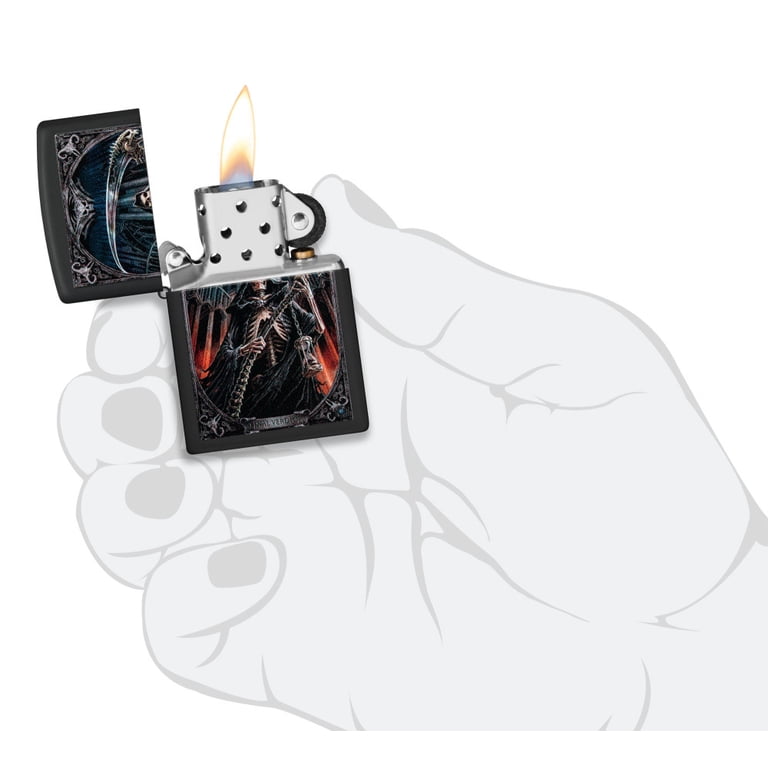 Zippo Anne Stokes Final Verdict Black Matte Pocket Lighter