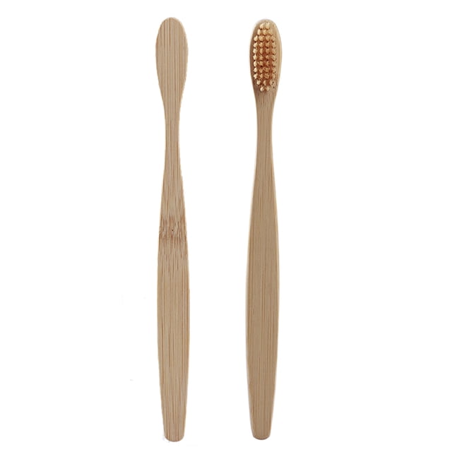 Soft Fibre Environmentally Wooden Toothbrush Bamboo Handle Toothbrush